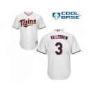 Youth Minnesota Twins #3 Harmon Killebrew White Cool Base Stitched MLB Jersey