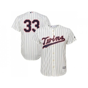 Youth Minnesota Twins #33 Justin Morneau Cream Stitched MLB Jersey