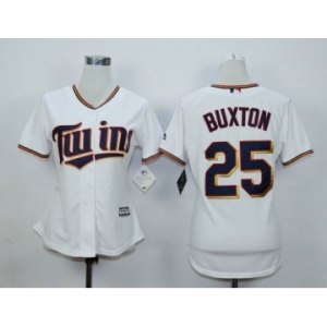 youth mlb jerseys minnesota twins #25 buxton white[buxton]