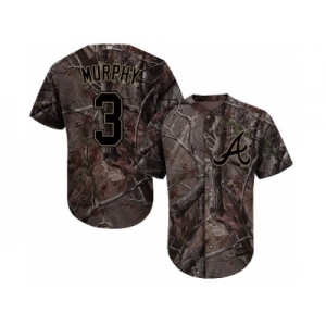 Youth Atlanta Braves #3 Dale Murphy Camo Realtree Collection Cool Base Stitched MLB Jersey