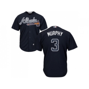 Youth Atlanta Braves #3 Dale Murphy Navy Blue Cool Base Stitched MLB Jersey