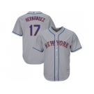 Youth New York Mets #17 Keith Hernandez Grey Cool Base Stitched MLB Jersey