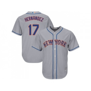 Youth New York Mets #17 Keith Hernandez Grey Cool Base Stitched MLB Jersey