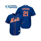 Youth New York Mets #21 Todd Frazier Blue Cool Base Stitched MLB Jersey