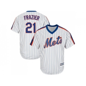 Youth New York Mets #21 Todd Frazier White(Blue Strip) Alternate Cool Base Stitched MLB Jersey