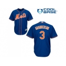 Youth New York Mets #3 Curtis Granderson Blue Cool Base Stitched MLB Jersey