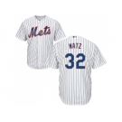 Youth New York Mets #32 Steven Matz White(Blue Strip) Cool Base Stitched MLB Jersey