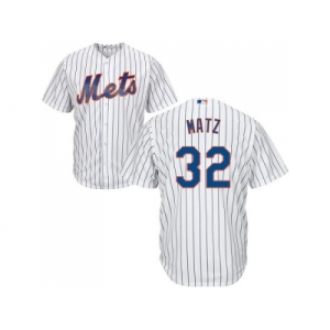 Youth New York Mets #32 Steven Matz White(Blue Strip) Cool Base Stitched MLB Jersey