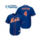 Youth New York Mets #4 Lenny Dykstra Blue Cool Base Stitched MLB Jersey