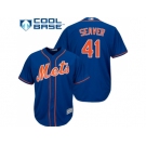 Youth New York Mets #41 Tom Seaver Blue Cool Base Stitched MLB Jersey