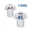 Youth New York Mets #45 Tug McGraw White(Blue Strip) Cool Base Stitched MLB Jersey