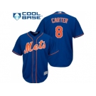 Youth New York Mets #8 Gary Carter Blue Cool Base Stitched MLB Jersey