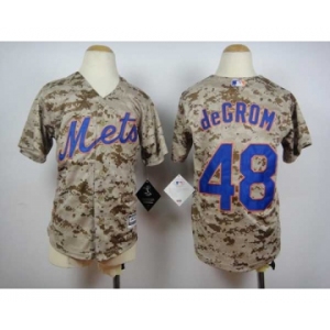 youth mlb jerseys new york mets #48 degrom camo