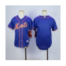 youth mlb new york mets blank blue(number orange)