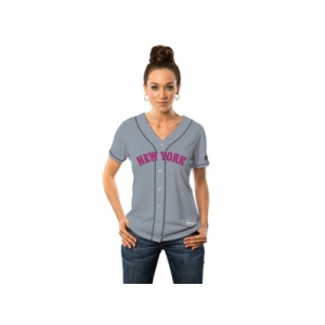 Women's New York Mets Gray Road 2016 Mother's Day Cool Base Team Jersey