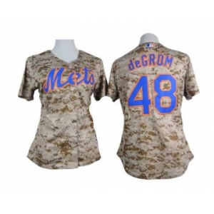 women mlb jerseys new york mets #48 degrom camo