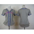 women mlb jerseys new york mets blank grey