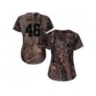 Women Milwaukee Brewers #46 Corey Knebel Camo Realtree Collection Cool Base Stitched MLB Jersey