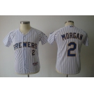 youth mlb jerseys milwaukee brewers #2 morgan white[blue strip]