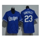 Youth Los Angeles Dodgers #23 Adrian Gonzalez Blue Cool Base Stitched MLB Jersey