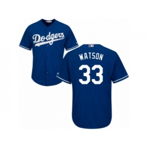 Youth Majestic Los Angeles Dodgers #33 Tony Watson Authentic Royal Blue Alternate Cool Base MLB Jersey