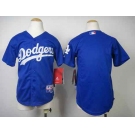 youth mlb jerseys los angeles dodgers blank blue