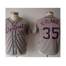 youth mlb jerseys detroit tigers #35 verlander grey