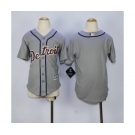 youth mlb jerseys detroit tigers blank grey