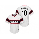 Youth Chicago White Sox #10 Yoan Moncada White Alternate Home Cool Base Stitched MLB Jersey