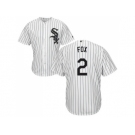 Youth Chicago White Sox #2 Nellie Fox White(Black Strip) Home Cool Base Stitched MLB Jersey