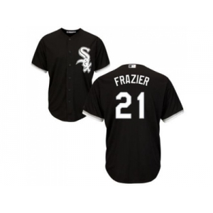 Youth Chicago White Sox #21 Todd Frazier Black Alternate Cool Base Stitched MLB Jersey