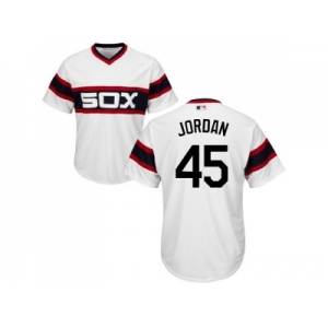 Youth Chicago White Sox #45 Michael Jordan White Alternate Home Cool Base Stitched MLB Jersey