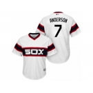 Youth Majestic Chicago White Sox #7 Tim Anderson Replica White 2013 Alternate Home Cool Base MLB Jersey