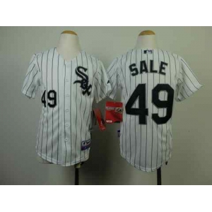youth mlb jerseys chicago white sox #49 sale white[black stripe]
