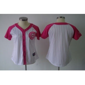women mlb chicago cubs blank white pink[2012]