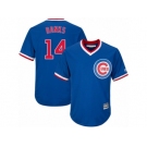 Youth Majestic Chicago Cubs #14 Ernie Banks Authentic Royal Blue Cooperstown Cool Base MLB Jersey