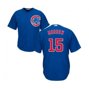 Youth Majestic Chicago Cubs #15 Brandon Morrow Authentic Royal Blue Alternate Cool Base MLB Jersey