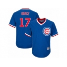 Youth Majestic Chicago Cubs #17 Mark Grace Authentic Royal Blue Cooperstown Cool Base MLB Jersey