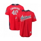 Youth Majestic Chicago Cubs #40 Willson Contreras Game Red National League 2018 MLB All-Star MLB Jersey