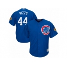 Youth Majestic Chicago Cubs #44 Anthony Rizzo Authentic Royal Blue 2017 Spring Training Cool Base MLB Jersey