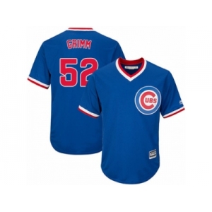 Youth Majestic Chicago Cubs #52 Justin Grimm Authentic Royal Blue Cooperstown Cool Base MLB Jersey