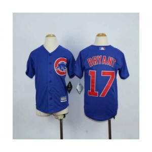 youth mlb jerseys chicago cubs #17 bryant blue[bryant]