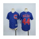 youth mlb jerseys chicago cubs #44 rizzo blue