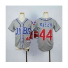 youth mlb jerseys chicago cubs #44 rizzo grey