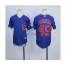 youth mlb jerseys chicago cubs #49 arrieta blue