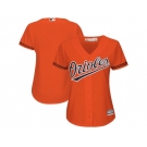 Women's Baltimore Orioles Majestic Orange Alternate Cool Base Jersey