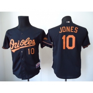 youth mlb jerseys baltimore orioles #10 jones black