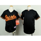 youth mlb jerseys baltimore orioles blank black