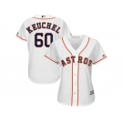 Women's Houston Astros #60 Dallas Keuchel Majestic White Home Cool Base Player Jersey