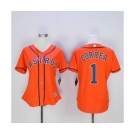 women mlb jerseys houston astros #1 correa orange